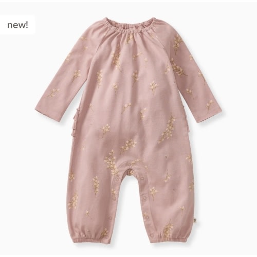 Budding Beauty Organic Baby Girl Jumpsuit – Burt's Bees Baby