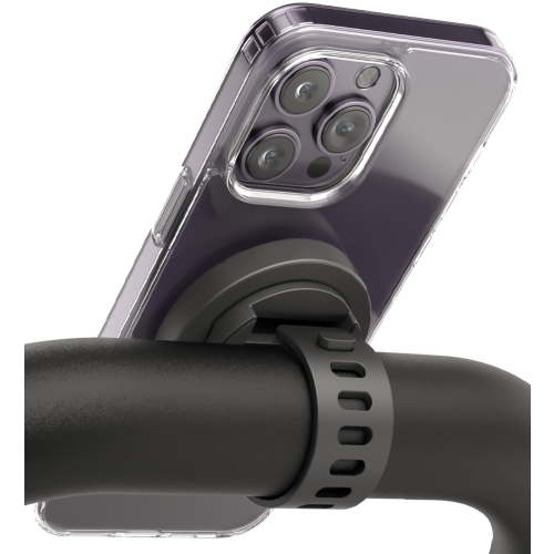 Encased Magnetic Phone Mount for Bike / Fitness Gym Equipment / Stroller Handlebar (Compatible with MagSafe) For iPhone 14/13/12 Pro Max