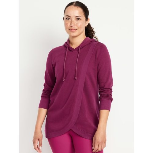Maternity Cross-Front Nursing Pullover Hoodie | Old Navy