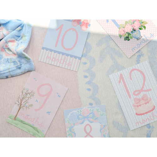 Monthly Milestone Cards | Preppy Heirloom