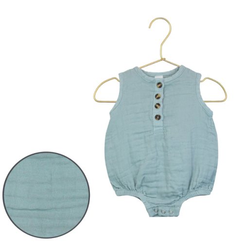 Cloud Muslin™ Bubble Romper - Steel – Lou Lou & Company