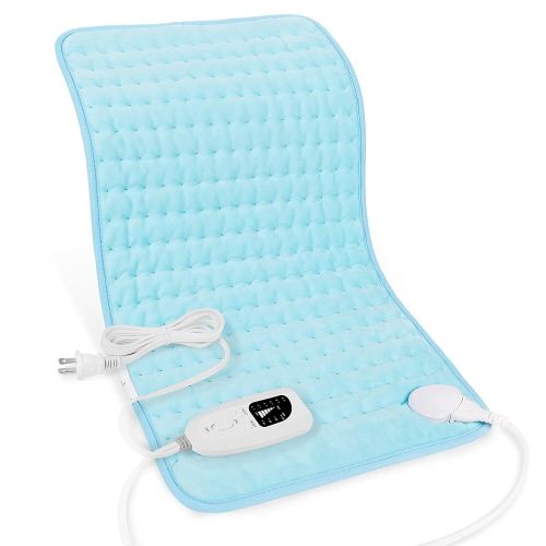 Heating Pad- Electric Heat & Auto Shut Off(Baby Blue, 12''×24'')
