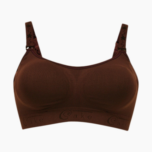 Cake Maternity Rock Candy Seamless Nursing Bra - Brown, Large