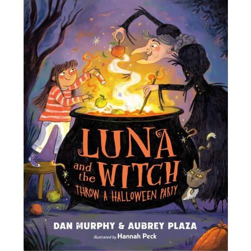 Luna and the Witch Throw a Halloween Party by Aubrey Plaza, (Board Book) | Indigo