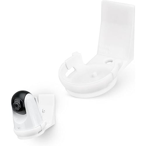 BRAINWAVZ Adheasive Wall Mount for VAVA Baby Monitor Camera (VA-IH006) Shelf - No Screws, Easy to Install, No Mess, Strong Mount Holder, White
