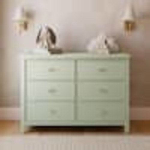 Graco Sasha Sage 6 Drawer 47.48 in. Wide Dresser 03716-40L