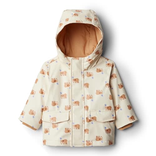 Amazon Essentials x Sofia Grainge Toddlers and Baby Boys' Water-Repellent Rain Jacket