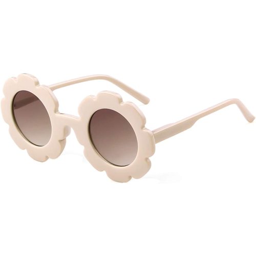 Kids Sunglasses Round Flower UV400 Protection Colorful Glasses for Children Girl Boy