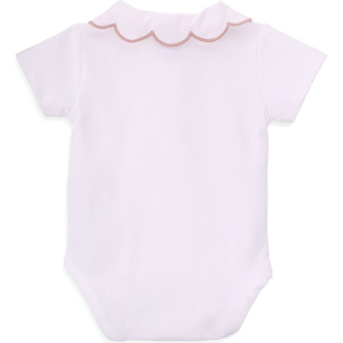 Organic Cotton Bodyuit, Bianca - Knot | Maisonette