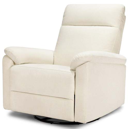 DaVinci Suzy Swivel Glider Recliner in Vanilla