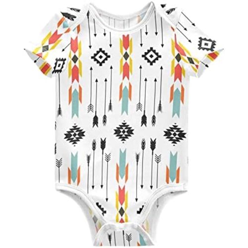 Ollabaky Unisex Baby Bodysuits Short-Sleeve Cotton Baby Clothes for Girls Boys 0-24 Months