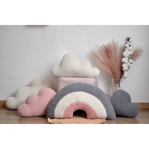 Plush Rainbow Cushion | Rainbow Throw Pillow | Gift for Girl | Sleeping Toys | Gift for Mom | Cozy Home Decor | Soft Baby Kids Pillow |