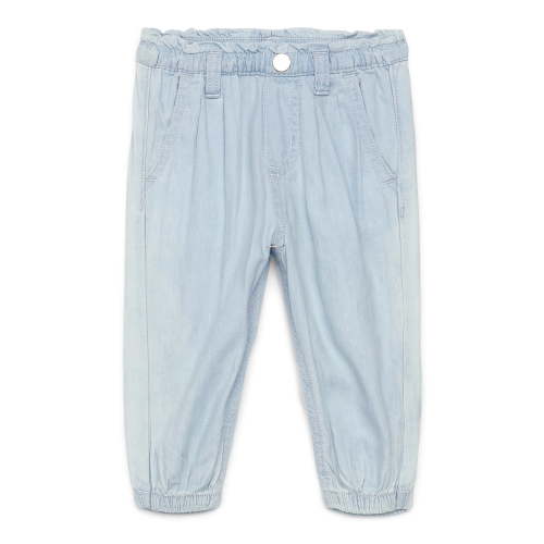 Garanimals Baby Girls' Paper Bag Waist Jogger Jeans, Sizes 0M-24M
