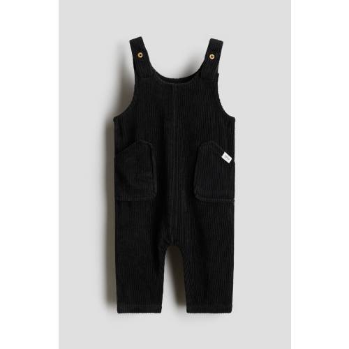 RIBBED VELOUR OVERALLS