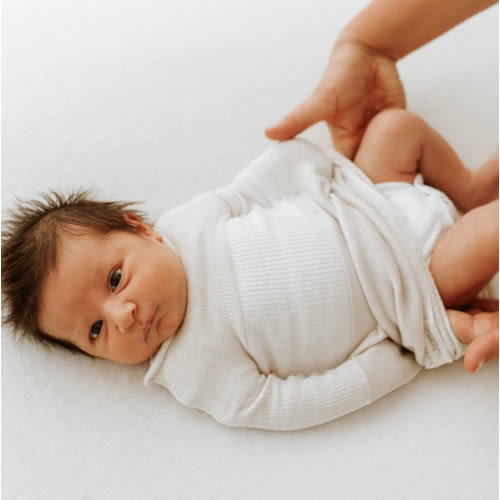 Bamboo Blend Beige Swaddle Sleep Sack - Small (6-12 pounds)