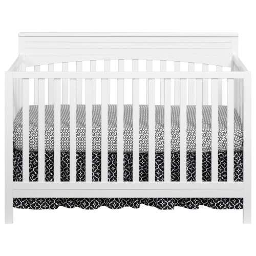 Oxford Baby Harper 4-In-1 Convertible Crib in Snow White