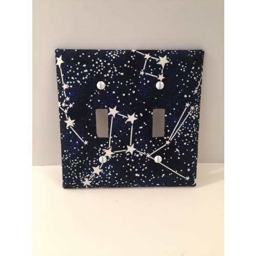 MADE TO ORDER Starry Night Sky Glow in the Dark Light Switch Cover Plate