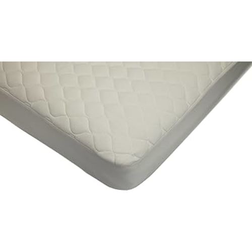 American Baby Company Waterproof Crib and Toddler Mattress Protector, Quilted Fitted Protector Pad Cover made with Organic Cotton Top Layer, 52“ x 28"