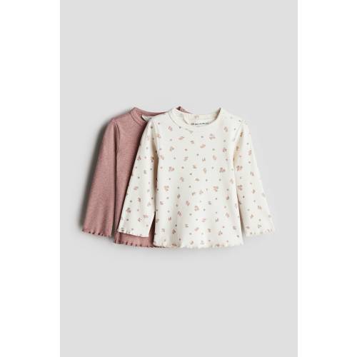 2-PACK RIBBED COTTON TOPS