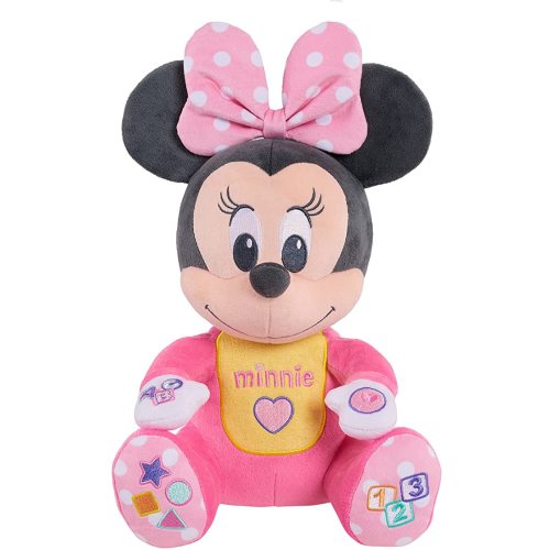 Disney Baby Musical Discovery Plush Minnie Mouse with Sounds and Phrases, Sings ABCs, 123s, and Colors Songs, Kids Toys for Ages 06 Month by Just Play