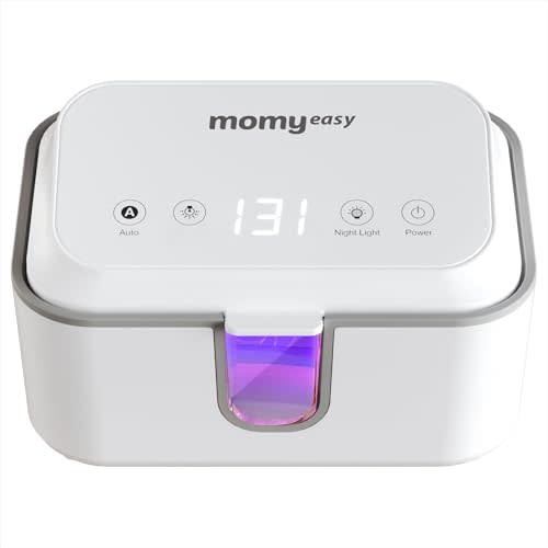 MOMYEASY Baby Wipe Warmer, Surround Even Heating Baby Wet Wipes Dispenser, Diaper Wipe Warmer with Temperature Display and Night Light