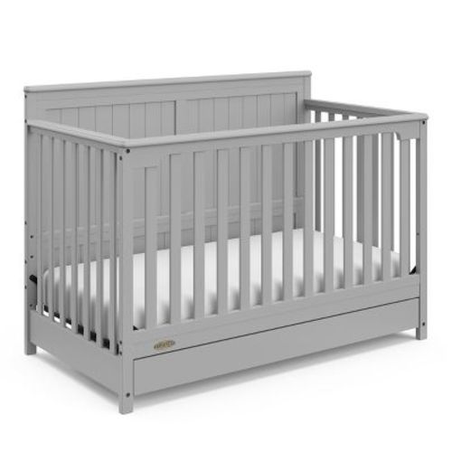 Graco Hadley 5-in-1 Convertible Crib With Drawer - White