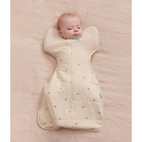 Swaddle Up™ 2.5 TOG Cotton Oatmeal Bees