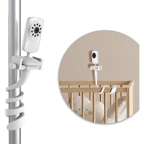 Baby Camera Monitor Mount for VT31/VT50/VM819/SM24/HB30/DXR-8/LF2423/OD8021/OD8038, Versatile Flexible Baby Monitor Stand Holder Easy to Install, Without Tools or Wall Damage