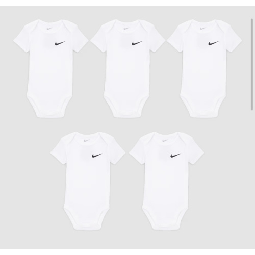 Nike Baby Essentials Baby 5-Pack Bodysuit Set. Nike.com
