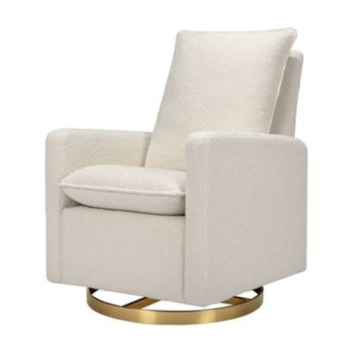 Babyletto Cali Pillowback Swivel Glider - Performance Beach Eco-weave