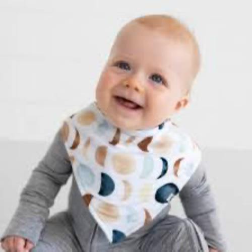 Luna Neutral Bandana Bib - Little Sleepies