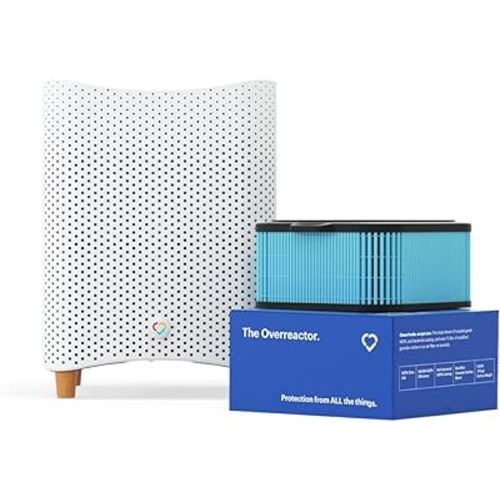 MILA Air Purifier for Large Room, Home | Heavy Duty Carbon Filter (1.25lbs) | Overreactor Filter | HEPA Air Filter 99.995% |Remove Odors VOCs Pollen Bacteria Virus Dust Formaldehyde | WiFi Auto Mode