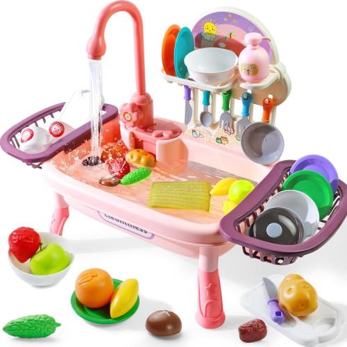 Play Kitchen Sink Toys for Kids with Running Water - Pretend - TikTok Shop
