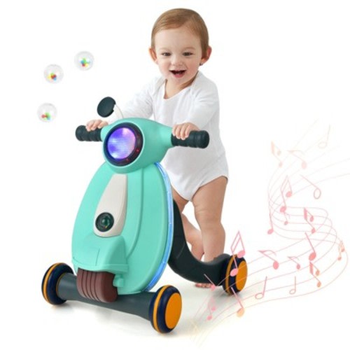 Infans Baby Sit to Stand Learning Walker w/ Lights & Sounds Kids Activity Center Green