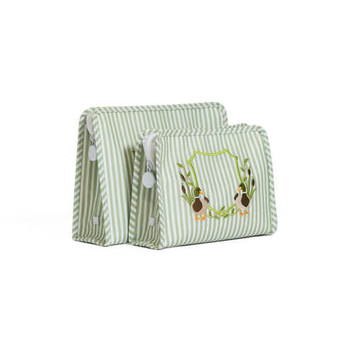 TRVL Design Sage Pimlico Stripe Duck Roadie Pouch – Pink Sheep Boutique