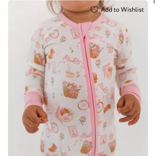 Croissants and Coffee Zipper Romper – In my Jammers