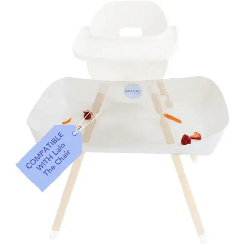 CATCHY - Food Catcher - Compatible with Lalo The Chair High Chair - Highchair Sold Separately - Baby & Toddler Food & Mess Catcher - Under High Chair Accessory - Baby Feeding Essentials