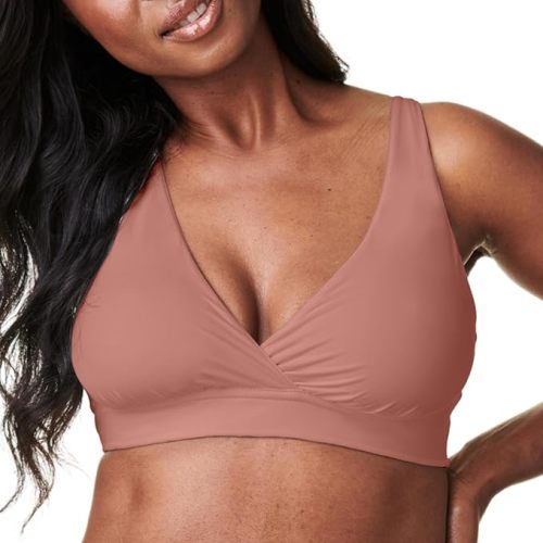 Bravado Designs Ballet Seamless Crossover Maternity Nursing Bra, Comfortable Breastfeeding Bra