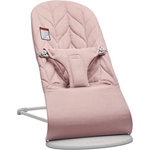 BabyBjörn Bouncer Bliss, Cotton, Petal Quilt, Dusty Pink