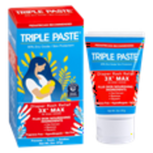 Triple Paste 3X Max Diaper Rash Ointment For Babies, 2 oz