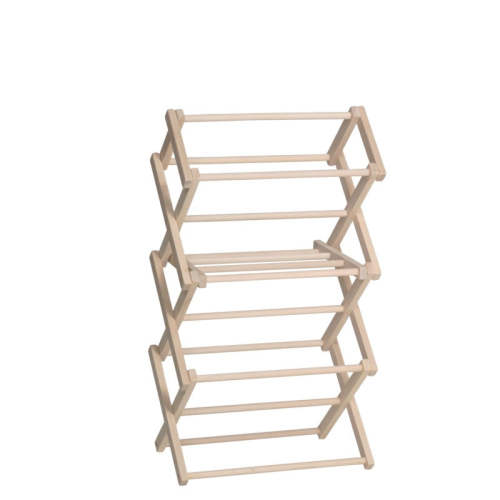 Pennsylvania Woodworks Small Wooden Clothes Drying Rack (Made in the USA) Heavy Duty 100% Hardwood