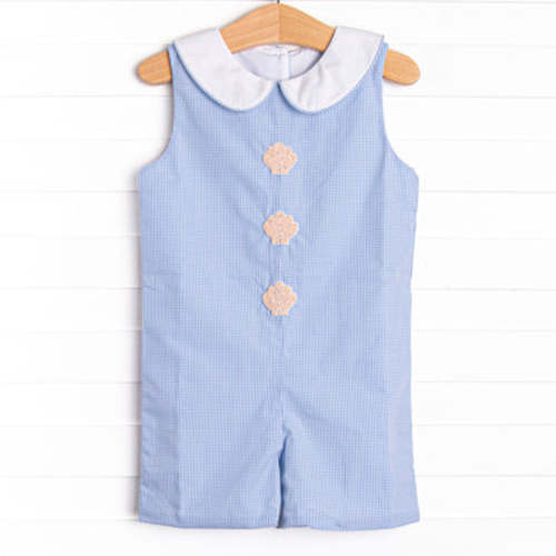 Shoreline Shells Embroidered Jon Jon, Blue – Stitchy Fish