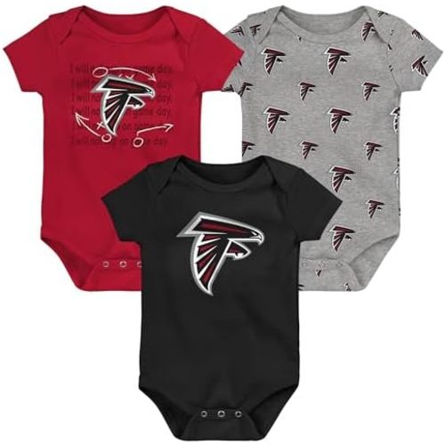 Outerstuff Newborn & Infant NFL Team Starter 3-Pack Bodysuit Set
