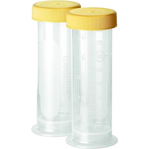 Medela Breast Milk Storage Bottles, 2.7 Ounce Containers, Leak Proof Lids, Breastmilk Freezer or Refrigerator Storage, Made Without BPA , 12 Count (Pack of 1 )