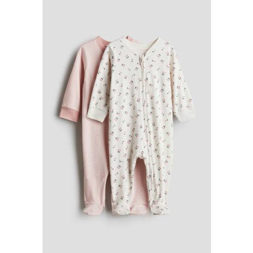 2-pack Zip-up Pajama Jumpsuits