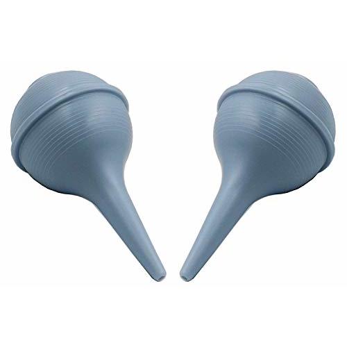 Comfort Axis Baby Bulb Style Ear Wax and Nasal Aspirator, 2 Ounces, 2 Pack, Blue