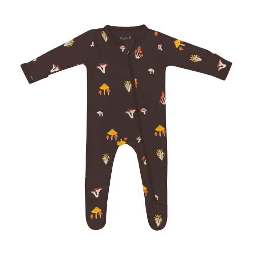 Zippered Footie in Fungi