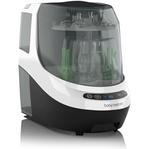 Baby Brezza Bottle Washer Pro - Baby Bottle Washer, Sterilizer + Dryer - All in One Machine Cleans Baby Essentials like Bottles + Pump Parts – Appliance to Replace Bottle Brushes and Drying Racks