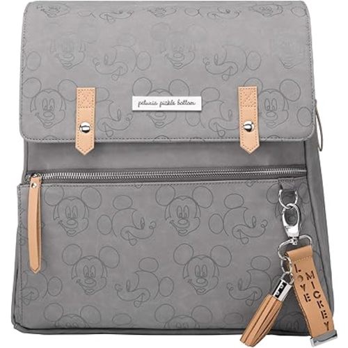 Petunia Pickle Bottom Meta Backpack - Laptop Backpack, Love Mickey Mouse, Unisex, Stylish, Spacious, and Sleek