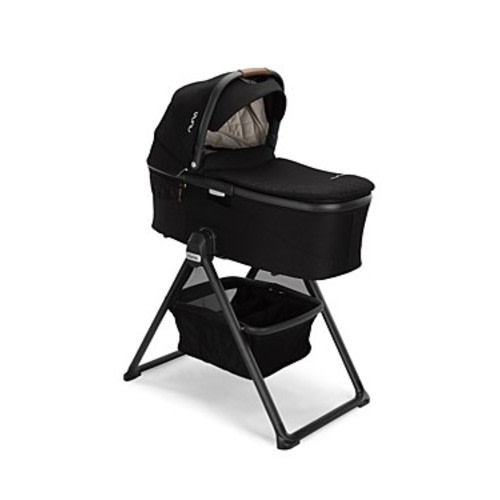 Nuna DEMI grow bassinet & stand- Caviar -Brand New! ID464